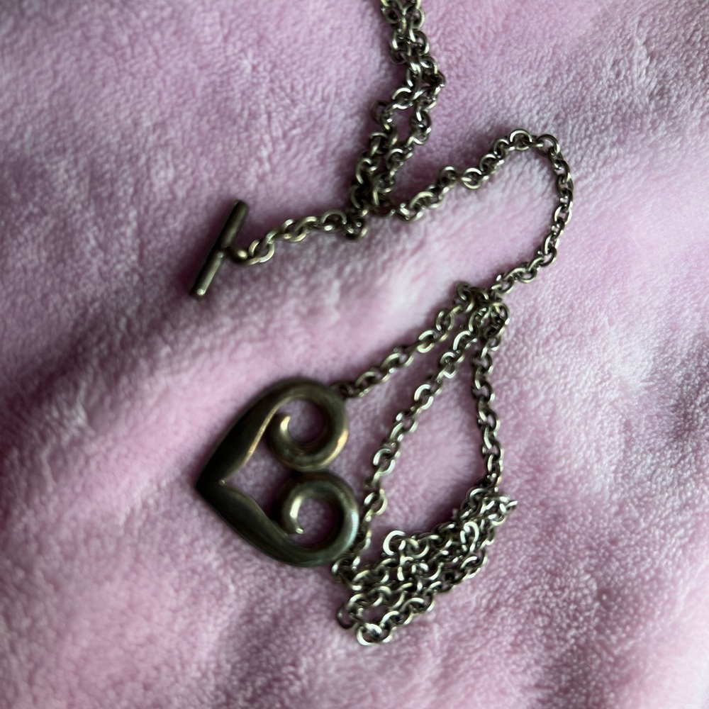James Avery Heart Toggle Necklace Retired